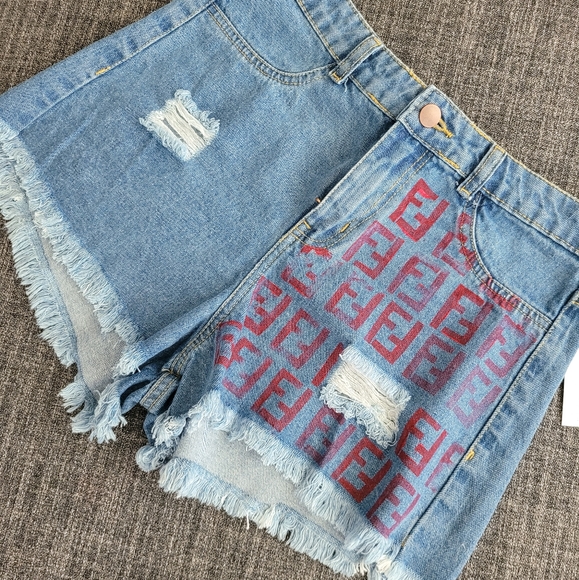 fake denim material